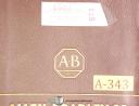 Allen-Bradley-Allen Bradley Control System, Boring Mahcine, Operations and Programming Manual-Numerical Positioning Controller-Two Axis-01